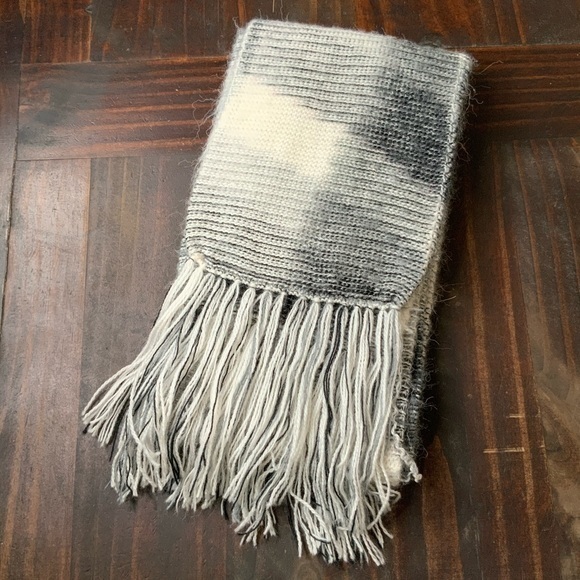 Peruvian Alpaca Genuino fringed scarf SZ 7.5X84 - Picture 5 of 5